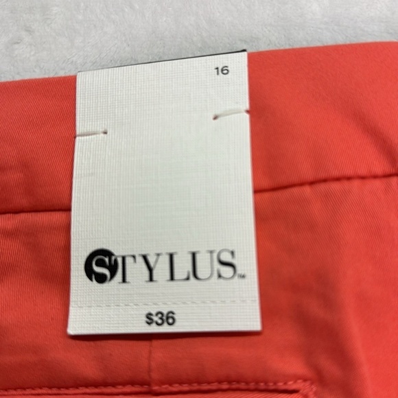 Stylus Dubarry Coral Chino Straight Leg Pant Cotton/Spandex Size 16 NWT - Picture 7 of 11